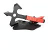 NedFoss Axe Throwing, 11.9" Full Tang Triple Edge Throwing Axe with Sheath TPE Rubber Handle, Axe Throwing Set 3, Axe for Throwing for Gifts-5