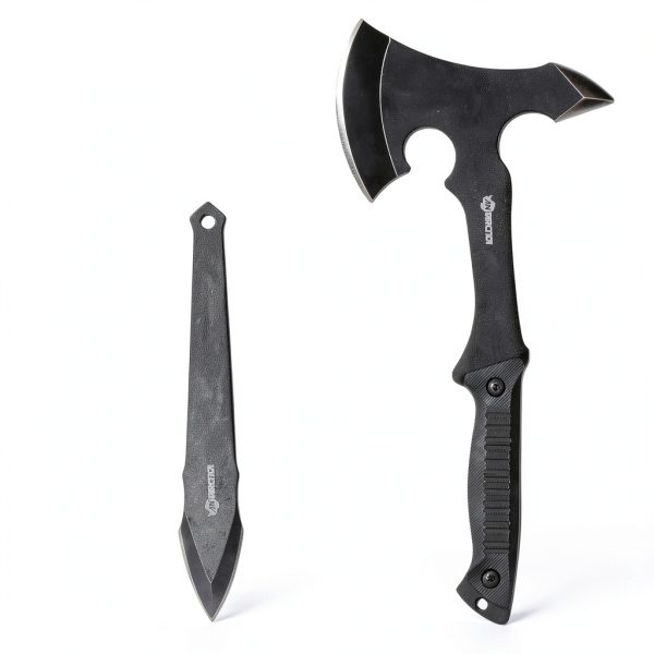 Throwing Axe Knife Set ANTARCTICA 11 inch Tomahawk and 8 inch Knife-2
