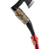 Camping Axe KANDAZA 15" Hatchet Fiberglass Shock Reduction Handle Red-5