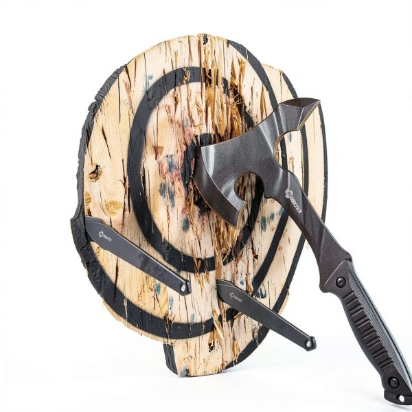 Throwing Axe Knife Set ANTARCTICA 11 inch Tomahawk and 8 inch Knife-4