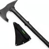 Tactical Survival Tomahawk Outdoor Axe by Hitdudu Black Upgraded Model-0